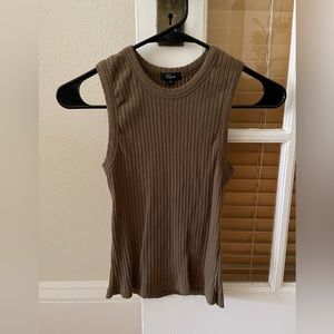 Rails Women’s Green Racer Tank - Small